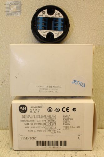 Allen-Bradley 855E-BCBC Control Tower Black Base and Cap