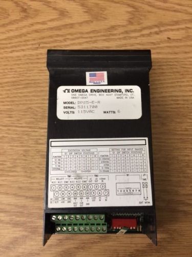 1 Omega DP25-E-R Panel Mount Meter 4 Digit 115V Vac 6 Watt