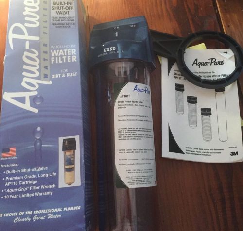 Aqua pure water filter ap101t  premium  shut off valve new for sale