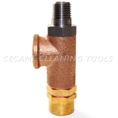 225 PSI Side Port Pressure Relief Valve Carpet Cleaning Truckmount