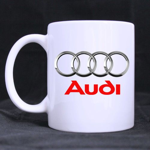 Mens/Gents/Ladies AUDI LOGO Mug Gift/ Coffee Mugs/Tableware/Tea/White