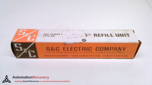 S&amp;C ELECTRIC COMPANY 132150R4 , TYPE SM-5 REFILL FUSE 14.4KV ,100E AMP,  #220956