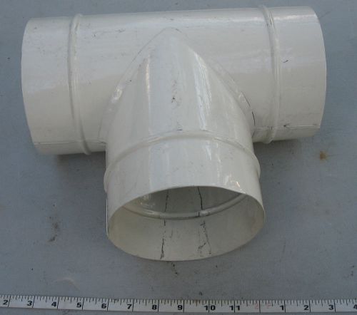 Large Steel Tee 6&#034; X 6&#034; X 6&#034; Diameter Air Duct