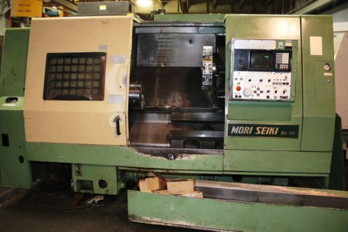 1988 MORI-SEIKI SL-35A CNC LATHE w/FANUC 10T, TAILSTOCK, 12&#034; HYD Chk