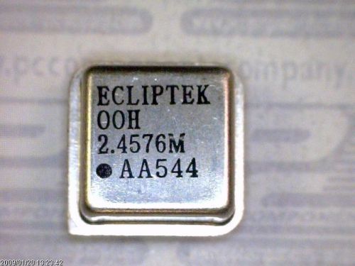 10-PCS TH CRYSTAL OSCILLATOR 2.4576MHZ 5V 50PF 4-PIN METAL DIP EC1100HS-2.4576M