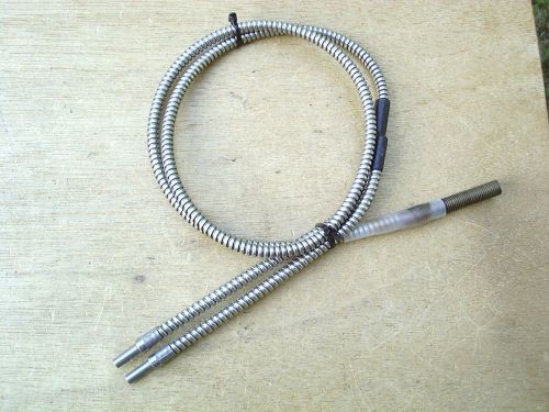 Fiber Optic Cable Steel Sheathed 3 feet Bifurcated Very Bright