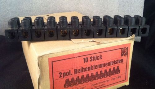 2 Pole 24pos DIN rail terminal block 10 PCS