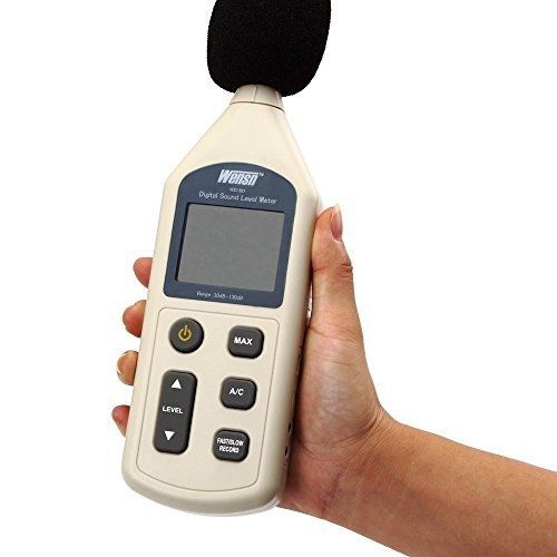 T Tocas? Professional USB Digital LCD Sound Pressure Level Meter 30 ~ 130 dB