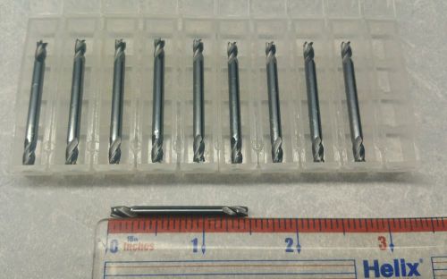 1/8 end mill double end 4 flute solid carbide endmill  lot-10 tools usa made for sale