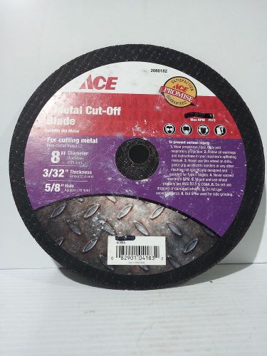 8&#034; x 3/32&#034; x 5/8&#034;  Metal Cut-Off Wheel. Qty: 10 wheels. 20080182 (AE046-10)