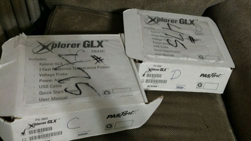 Xplorer GLX PasPort Pasco PS-2002 Handheld Data Logger-Set of 2--In Box UNTESTED