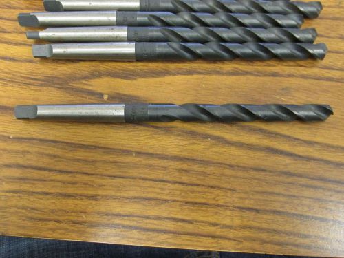 National twist drill hss .460&#034; dia #1 morse taper shank drill for sale