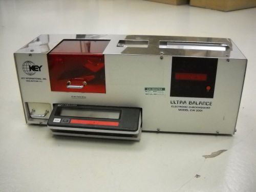 KEY INTERNATIONAL- ULTRA BALANCE ELECTRONIC CHECKWEIGHER- MODEL CW 2001