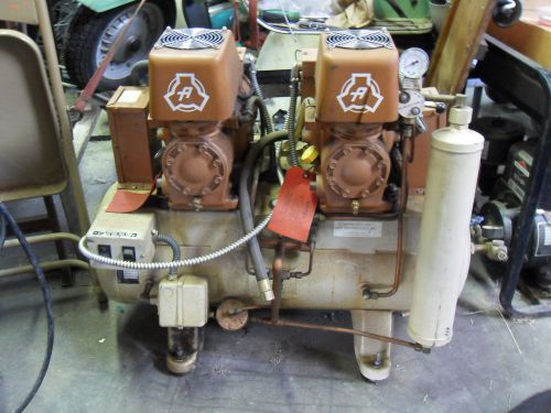 Air Techniques Airstar Model L-66 Dual Head Dental Air Compressor 230 Volt