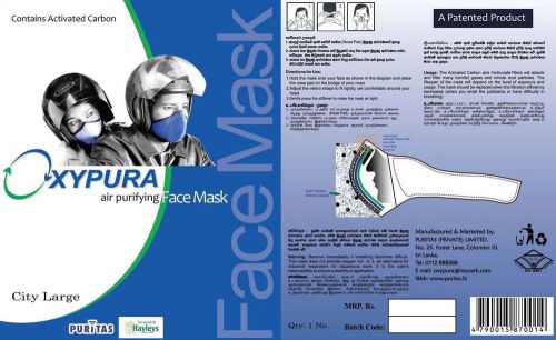 Air purifying face masks - oxypura for sale