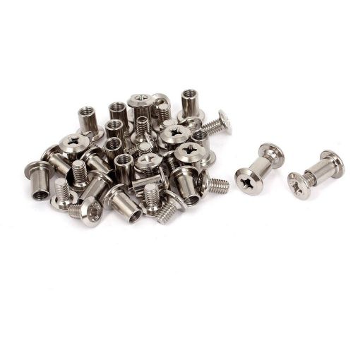 uxcell M6 Rivet Phillip Head Barrel Nuts Countersunk Screw Bolts 20sets