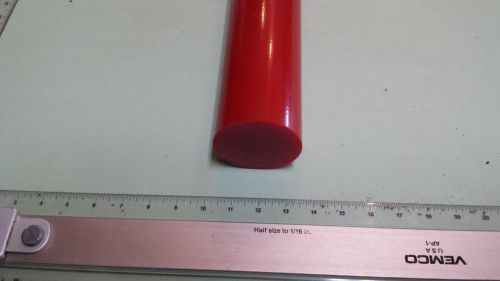 1-5/8&#034; DIA. X 24&#034; LONG URETHANE / POLYURETHANE 95 A RED ROD P/N 11628