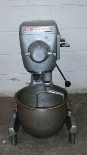 Blakeslee B-20 Dough Mixer Tested 20 Quart QT Tested 110 Volt Bowl Hook