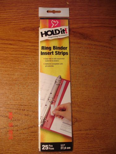 Cardinal HOLDit Binder Insert Strips