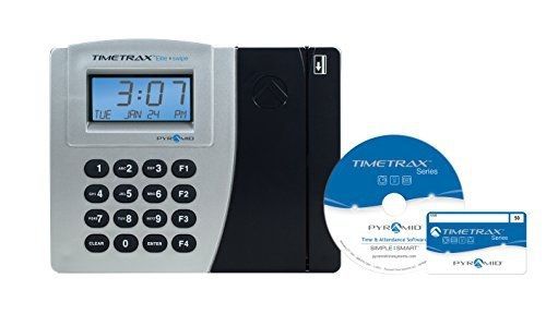 Pyramid psdlaubkk timetrax elite swipe card time clock system - made in the usa for sale