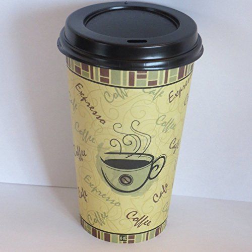 8 oz. paper coffee cups with lids- 100 sets for sale