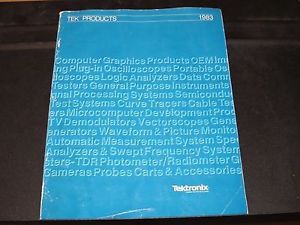 TEKTRONIX TEK PRODUCTS CATALOG DATED 1983 (#41)