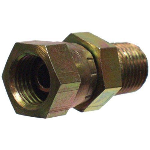 Apache 39004275 3/8&#034; male pipe x 3/8&#034; female pipe swivel, hydraulic adapter for sale