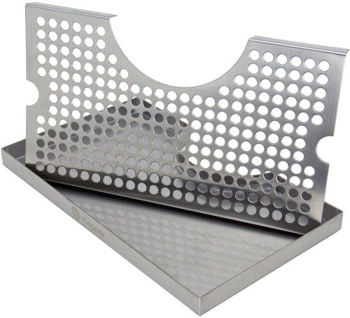 Kegco DP-920 Surface Mount Drip Tray - 3&#034; Column Cut-Out - SS, No Drain