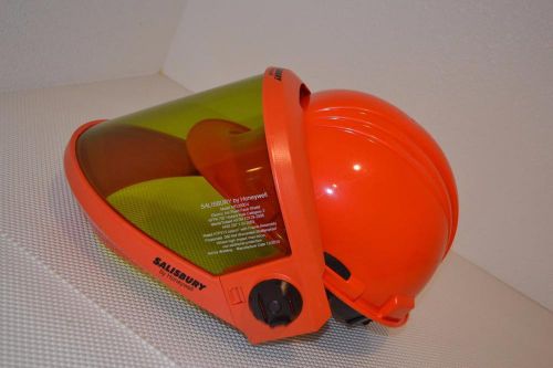 ONE NEW Salisbury By Honeywell Arc Flash AS1200CV Face Shield w/ Hard Hat