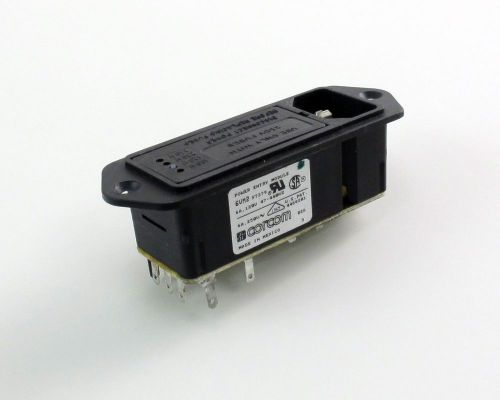 Corcom 6VM2 Power Entry Module 6A, 120/250VAC, 47 to 440 Hz