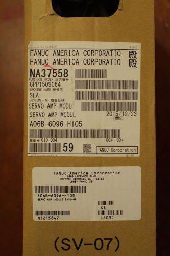 Fanuc Servo Amp Module SVM1-80  A06B-6096-H105