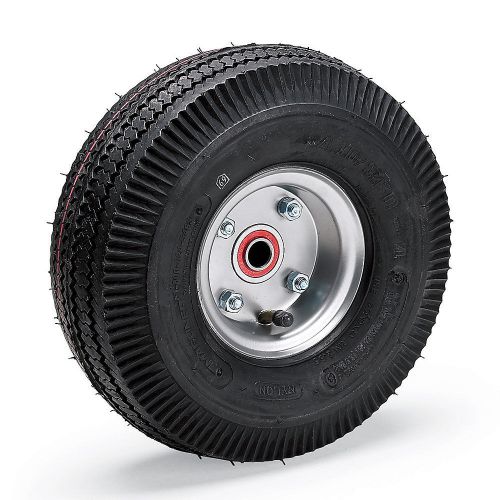 2 Magliner Handtruck Pneumatic Air Tires set 10x3.5 4ply 4.10/3.5 121060 3pc hub