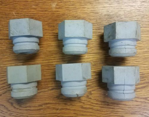 Set of 6 Hobart Dishwasher  00-293858 Large Wash Arm End Cap Genuine OEM part