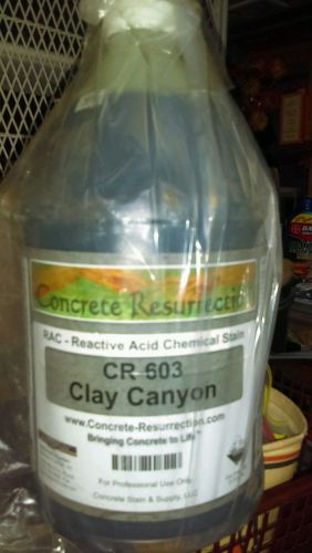 Concrete resurrection 1 gallon rac reactive acid chemical stain for sale