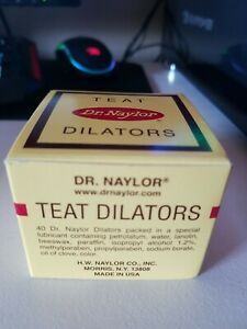 Dr Naylor Teat Dilators New 2/2019 Farm Cow