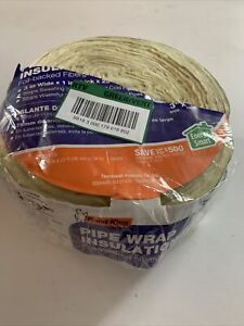 Frost King Foil Backed Fiberglass Pipe Wrap 3&#034;x1&#034;x25&#039;