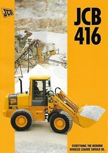 Equipment Brochure - JCB - 416 - Wheel Loader - 1997 (E6746)