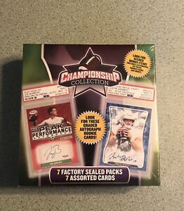 2021 CHAMPIONSHIP COLLECTION Football Mega Box- NEW Factory Sealed