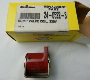 NOS Manitowoc Dump Valve Coil 24-0522-3  230V