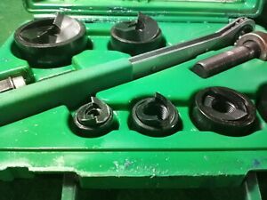 GreenLee 7238SB Slugbuster Knockou near mint Wrench Driver 1/2&#034; - 2&#034; W/ Case