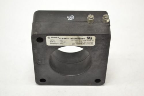 SQUARE D 180R-401 RATIO 400:5 CURRENT 600V-AC TRANSFORMER B244909