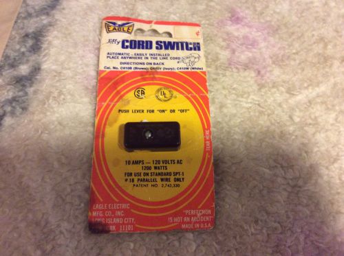 Vintage eagle jiffy cord switch for sale