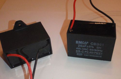 Capacitor cbb61 450vac 25uf hvac 25 mfd fan motor start ww for sale