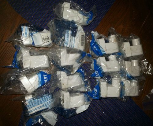 16 Leviton 5c399 5c400 lamp holder fluorescent tube bulb holder 16 lot