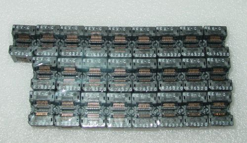 new in box  WELLS CTI - 676-3200111 - SOCKET IC, ZIF, TSSOP, 20WAY