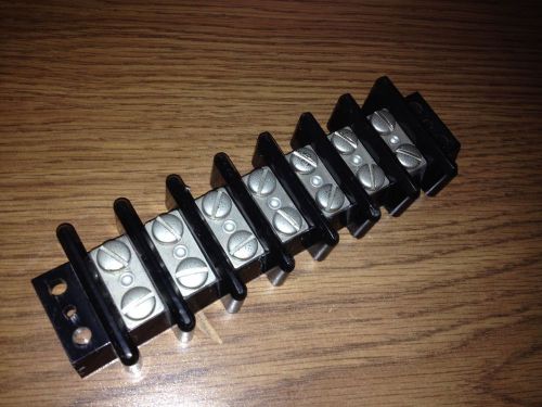 NEW Unused KULKA No. 603 Seven (7) Position Heavy Duty Screw Terminal Block