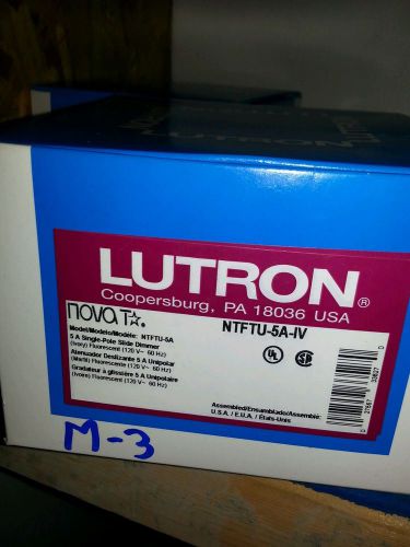 LUTRON DIMMER NTFTU-5A-IV