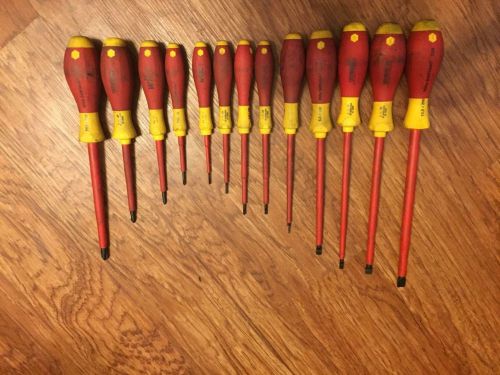 Wiha 13 pc. insulated electrical screwdriver set and Wiha 7 pc. precision set