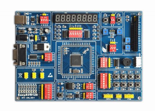 AVR development board easyAVR128 for ATmega128A with USB bootloader AVR DEV