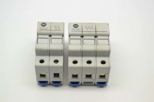 LOT 2 ALLEN BRADLEY MIX 1492-FB2C30 1492-FB3C30 FUSE HOLDER 30A AMP B383327